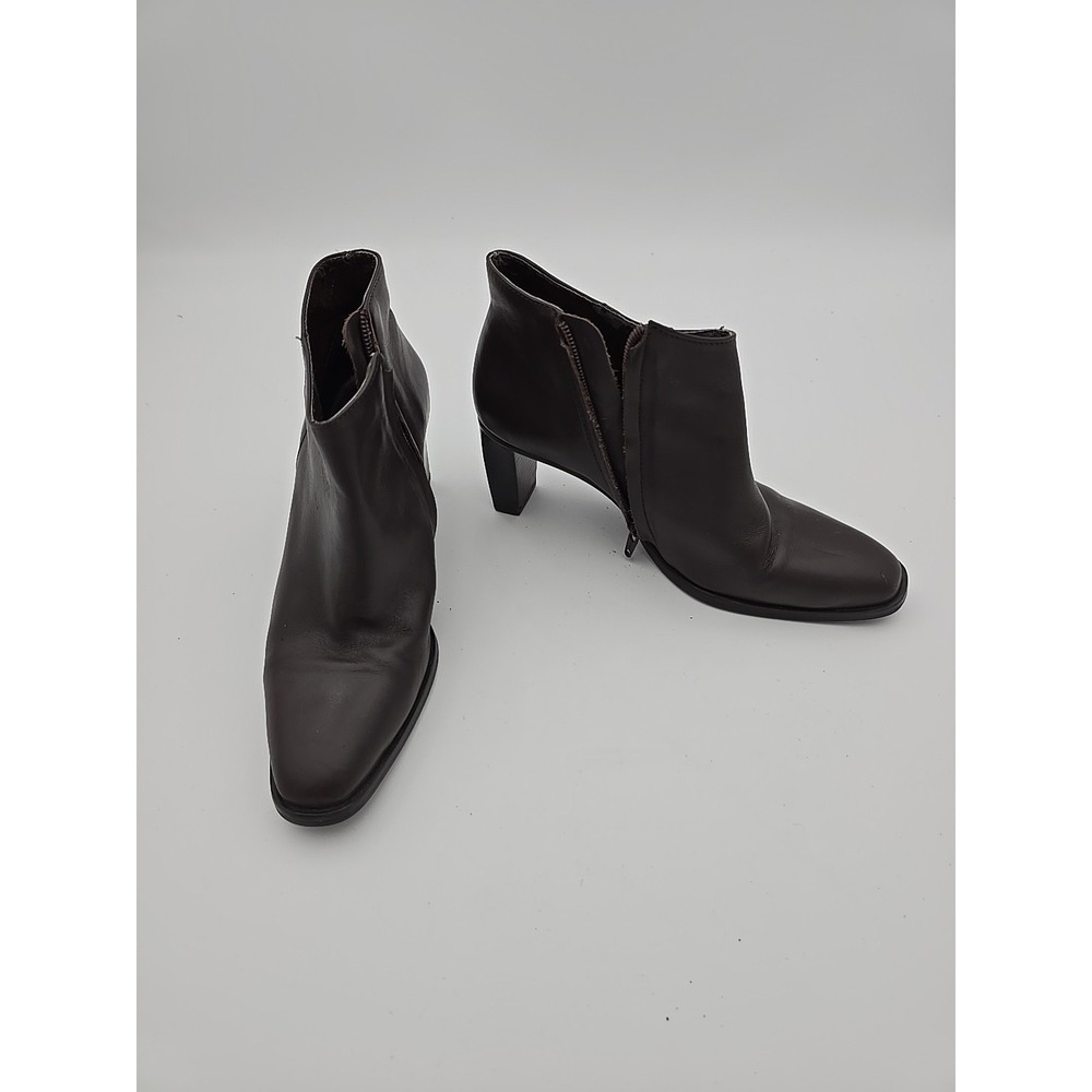 Etienne Aigner Women's Size 6 Prance Brown Leather‎ Ankle Boots